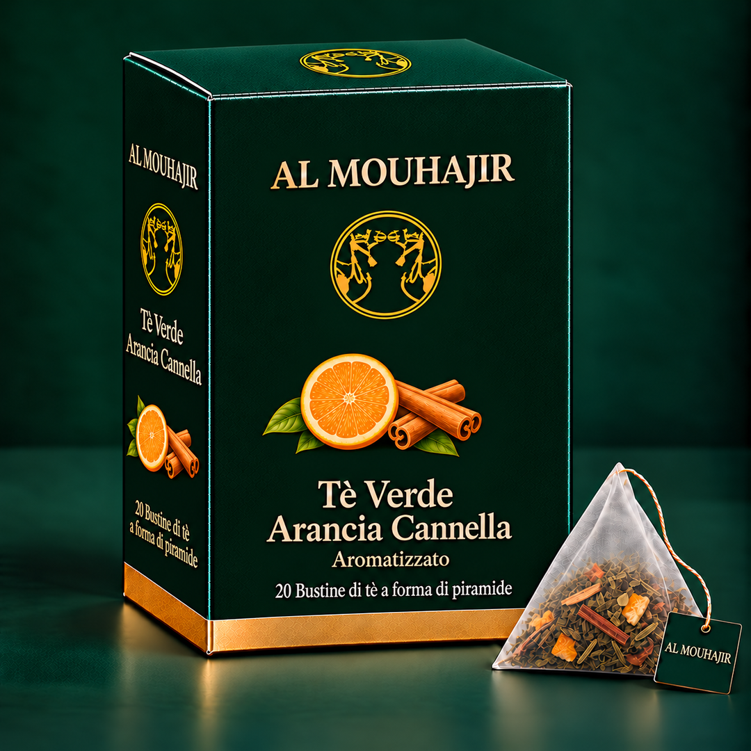 Tè Verde Arancia Cannella – 20 bustine piramidali