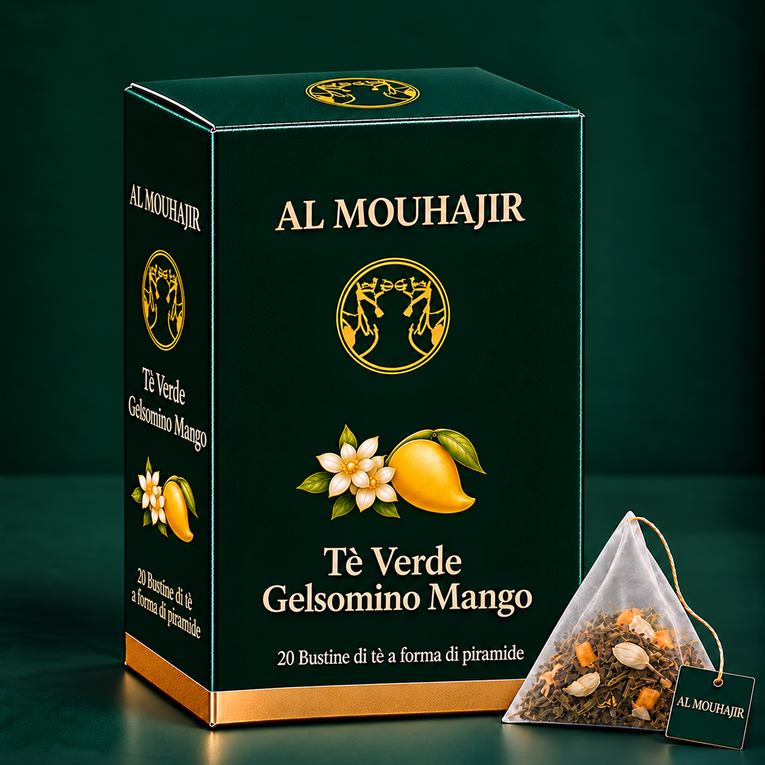 Tè Verde Gelsomino Mango – 20 bustine piramidali