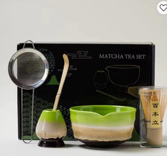 Tè Verde Matcha Premium + Kit Accessori
